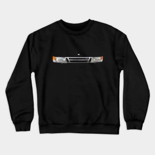 Saab 9000 classic car minimalist grille Crewneck Sweatshirt